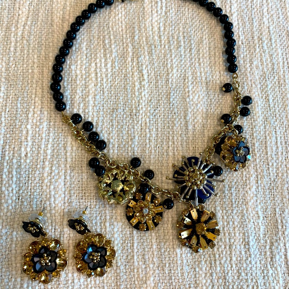 talbots necklace and earrings